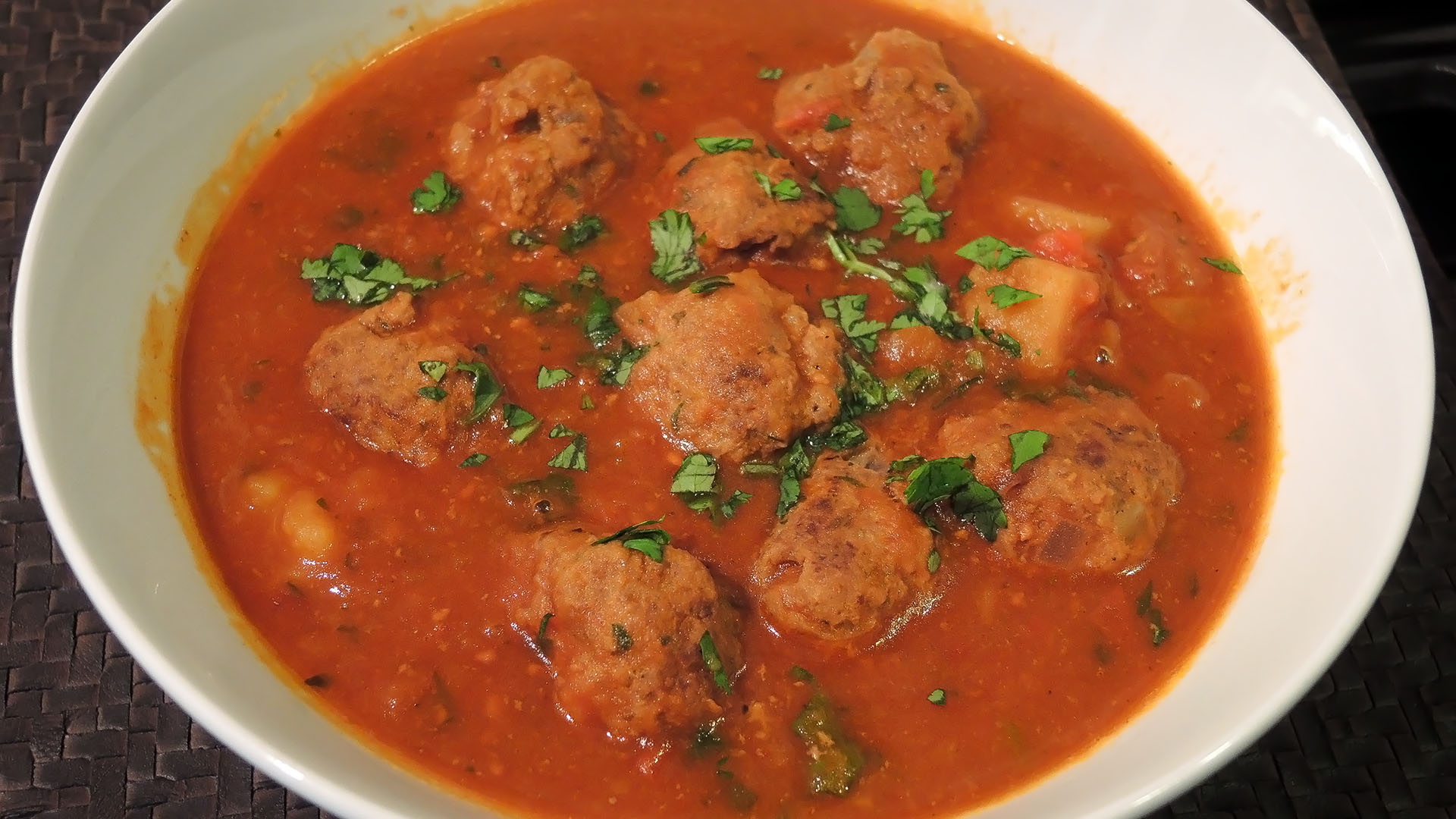 Goulash Soup with Meatballs