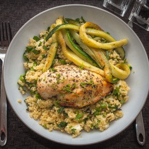 Lime Roasted Chicken with Herbs and Feta Cheese